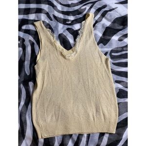SPARKLY GOLDEN TANK TOP ✨✨